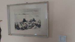 Chorus Joseph etching with 58x45 cm frame