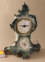 German porcelain fireplace clock 130