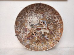 Antik szamuráj japán kínai porcelán satsuma tál Kína Ázsia 635 5554