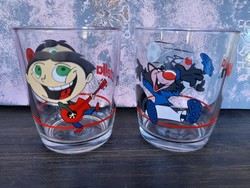 Old nutella tale glasses