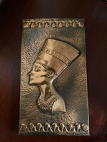Nefertiti réz falikép