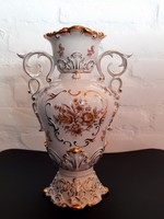 Hollóházi barokk nagyméretű váza 35 cm