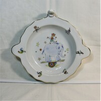 Warming plate for children - with a circus scene
