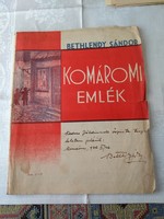 Sándor Bethlendi: commemorative sheet music from Komárom 1936.