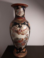 Hatalmas Kézzel Festett Kínai Váza