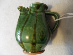 Mohács ceramic green jug