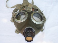 Régi gázálarc katona felszerelés hiányos 1984 csak a maszk !