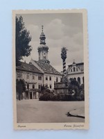 Old postcard Sopron Francis Joseph Square photo postcard