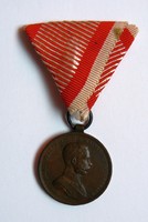 Franz Joseph Bravery Bronze Medal, Medal, Original!