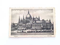 Régi képeslap 1943 Budapest Országház fotó levelezőlap