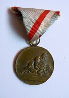 JELZETT (PUDER ISTVÁN) SPORT ÉREM, KITÜNTETÉS, K.A.C. BIRKÓZÁS 1934 II. HELYEZÉS, RITKA! BRONZ