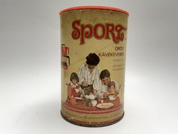Retro Sport kávés doboz Magyar Édesipar Zamat Kávé- és Kekszgyár