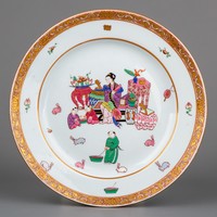 Antique herend ming pattern plate, xix. No. # Mc1164