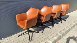 MOST FÉLÁR ALATT!! Skandináv design ACTONA NORA CORSICA  forgó fotel szék 4 darab DÁNIA