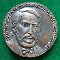 Tóth Sándor: Vedres István, Szeged Schäffer-ház, hatalmas bronz érem, 1.36 kg!