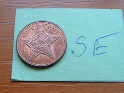 BAHAMA SZIGETEK 1 CENT 1985 Tengericsillag  SE