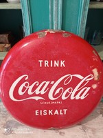 Coca cola advertising board, enamel sign