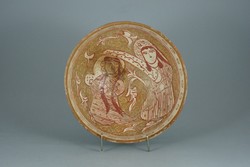 Antique persian glazed pottery