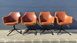 FÉLÁRON Skandináv design ACTONA NORA CORSICA  forgó fotel szék 4 darab DÁNIA