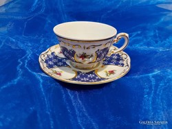 Zsolnay porcelán-Antoinette mintás kévés csésze
