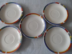 Set of 2x5 retro small plates memphis style