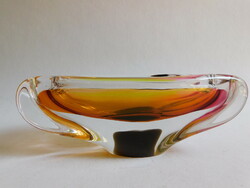 Sommerso glass bowl