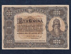 Large Crown Banknotes 1000 Crown Banknote 1920 (id63161)