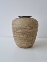 Dümler & Breiden minimalista  kerámia váza-stúdió munka a 70-es évekből (26 cm)