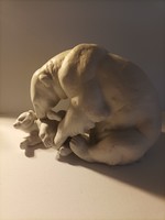 Schaubach Kunst  biskvit medve figurák