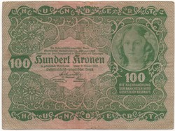 1922 Ausztria  100 Korona