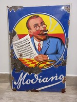 Old modiano enamel board