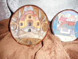 Ligeti erika ceramic bowls with the inscription Maiden Village