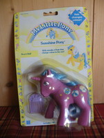 Old retro my little pony - sunshine pony - rarity from the 1980s, in original packaging