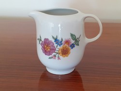 Retro lowland porcelain floral small milk pouring cream 1 pc