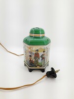 Kínai porcelán lámpa, teteje füstölő (MV)