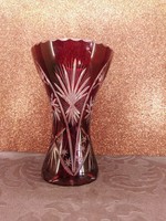 Polished retro glass vase