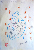 Henri Matisse- Anya és gyermeke - árfelező leárazáskor nincs!