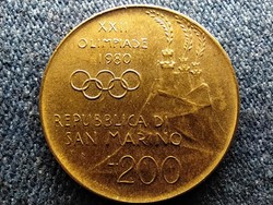 San Marino Nyári Olimpia 1980 Moszkva Bírkózás 200 Líra 1980 (id60644)