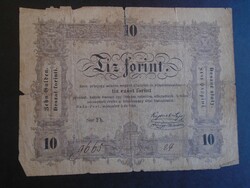 17 62   HUNGARY  10  FORINT 1848 ,     -Kossuth bankó