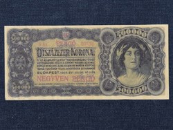 Kisméretű Korona államjegyek 500000 Korona 40 Pengő bankjegy 1923 Replika (id63119)