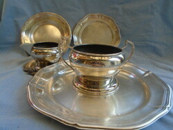 A real antique serving set, which can also be seen in the photos, is only sold as a set, a tray for sugar, cookies, etc.