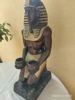 Pharaoh Tutankhamun statue for sale! Very nice. Resin!!