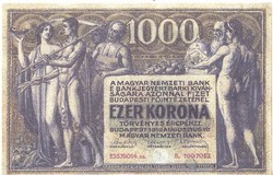 Magyarország 1000 korona REPLIKA 1919 UNC