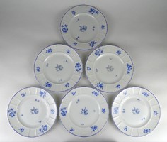 1J346 Régi Rosenthal porcelán süteményes készlet 6 darab