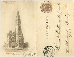 Old postcard - Budapest Quarry Church