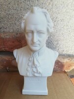 Goethe porcelán büszt