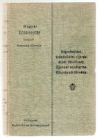 Magyar Döntvénytár III. A végrehajtási és az örökösödési eljárás  1904