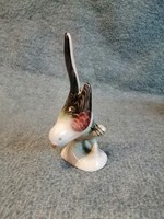 Bodrogkeresztúr ceramic sparrow bird figurine 15.5 cm (po-4)