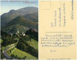 Régi képeslap - Semmering 1910