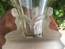 After Lalique - replica vase - pressed glass. Also special -